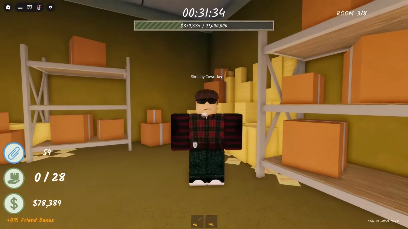 The Sketchy Coworker NPC in Shred the Secrets Room 3 whose lost phone unlocks the Let's Keep This Between Us badge The Sketchy Coworker NPC in Shred the Secrets Room 3 whose lost phone unlocks the Let's Keep This Between Us badge