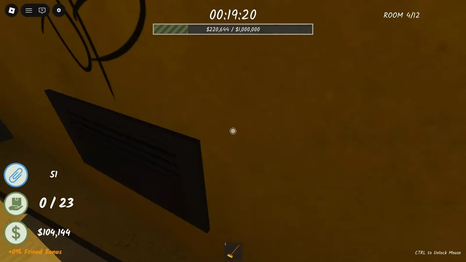 Wall vent set into the dark back wall of Shred the Secrets Room 4 with graffiti above it
